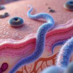 découvrez comment la niacinamide topique agit en inhibant le transfert de mélanine vers les kératinocytes pour améliorer l'apparence de la peau et réduire les taches pigmentaires.