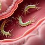 découvrez comment la bactérie helicobacter pylori attaque la muqueuse protectrice de l'estomac, provoquant des inflammations et des troubles digestifs.