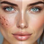 la vitamine c stabilisée aide à éclaircir visiblement les taches d'hyperpigmentation du visage, pour un teint plus uniforme et lumineux.