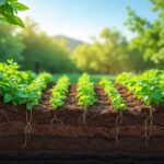 découvrez comment l'agroforesterie régénérative permet de restaurer naturellement la fertilité des sols agricoles épuisés, en combinant arbres et cultures pour un sol plus sain et productif.