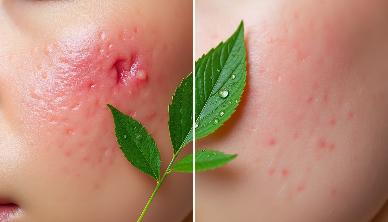 découvrez comment l'extrait de centella asiatica favorise une cicatrisation rapide et efficace des lésions d'acné inflammatoire grâce à ses propriétés apaisantes et régénérantes.