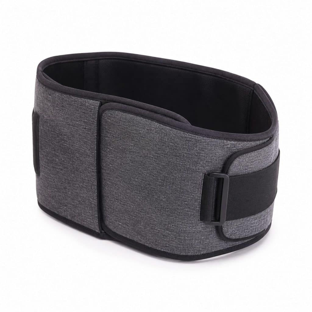 Ceinture chauffante abdominale présenté seul