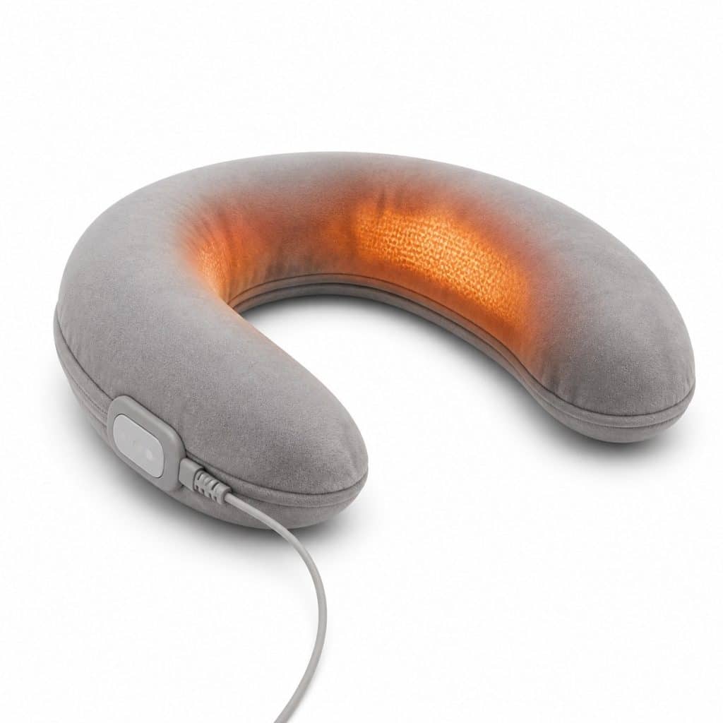 Coussin chauffant cervicales et épaules présenté seul