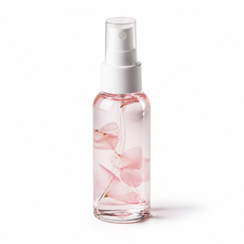 Eau florale de bleuet présenté seul