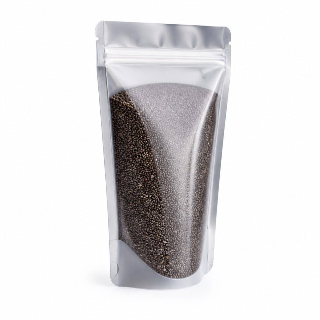 Graines de chia bio format nomade présenté seul
