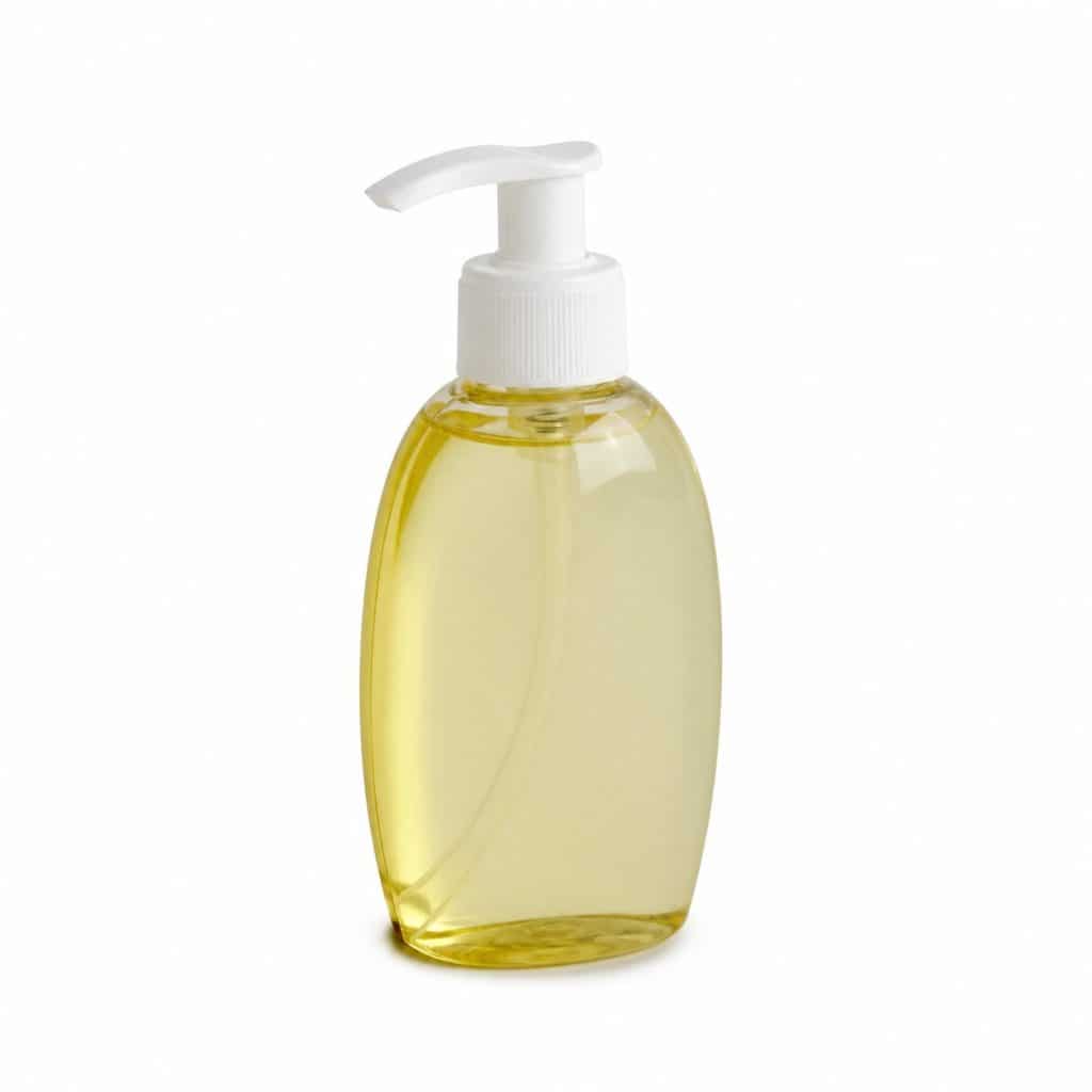 Huile de massage bébé présenté seul