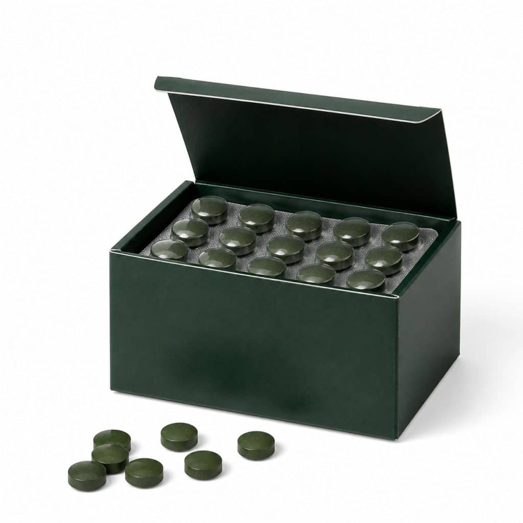 Spiruline bio française en comprimés présenté seul