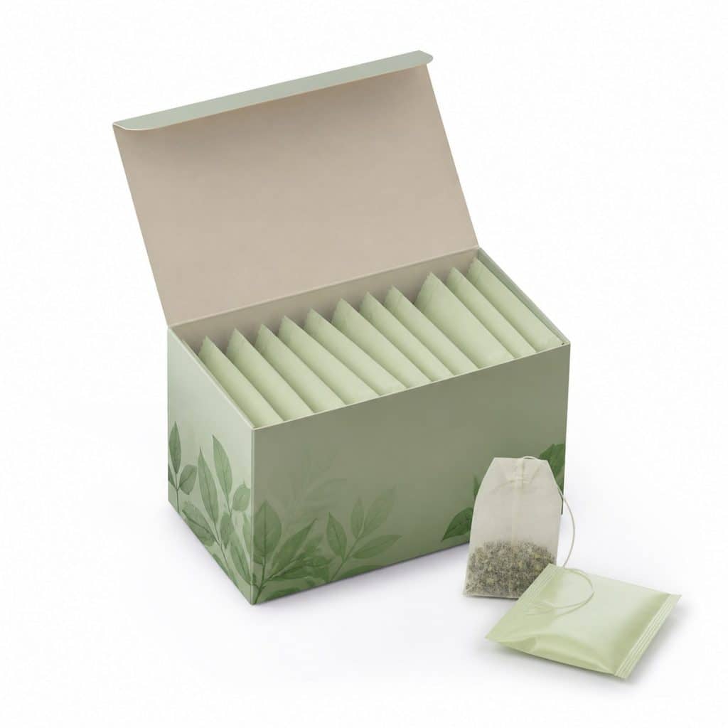 Tisane bio digestion après repas présenté seul